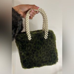 Shrimps Pearl Embellished Bag